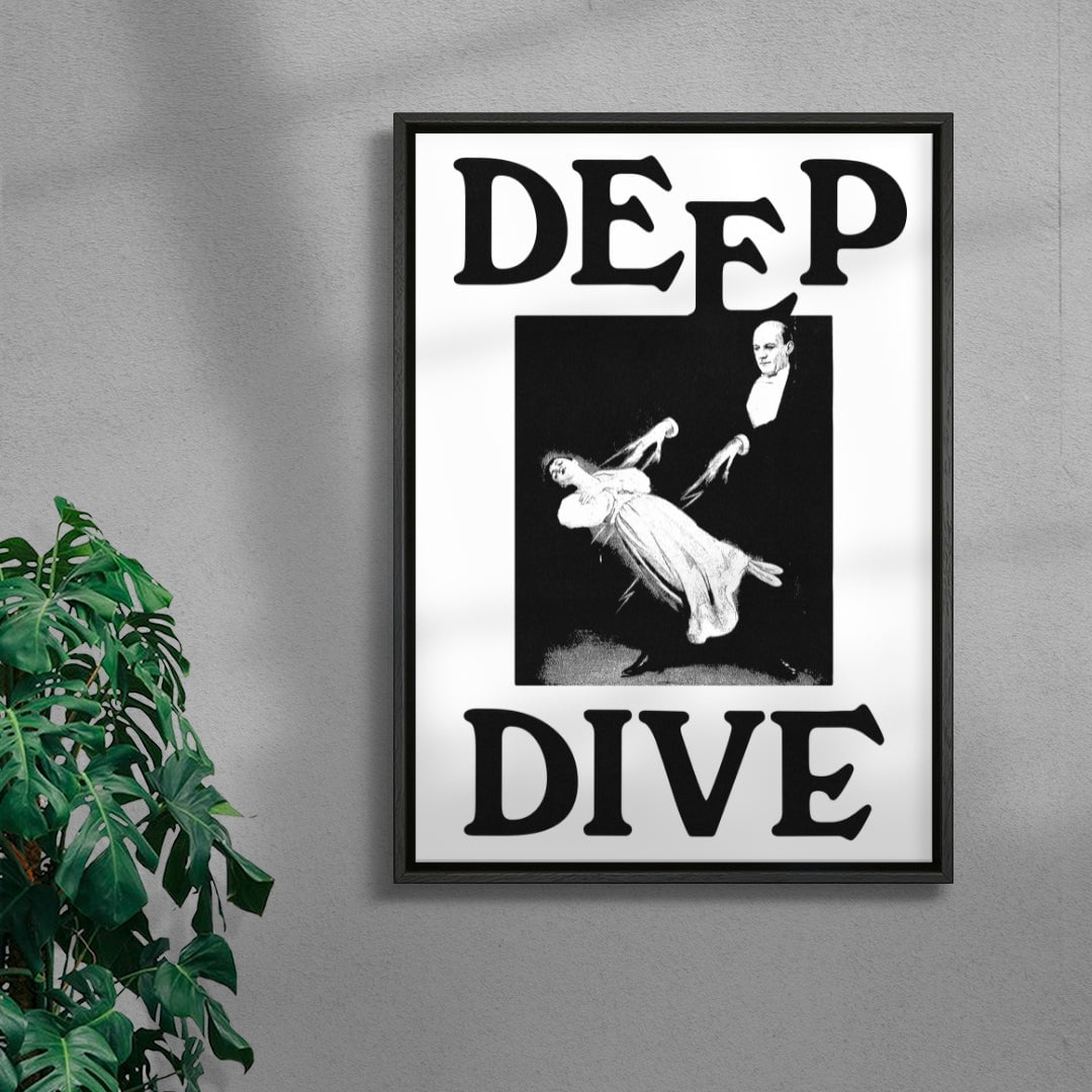 Deep Dive contemporary wall art print by Utsav Verma - sold by DROOL
