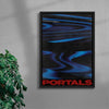 Portals contemporary wall art print by Henry M. - sold by DROOL