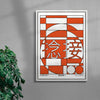Splice 1 contemporary wall art print by Othman Zougam - sold by DROOL