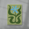 Flower 3 contemporary wall art print by Max Blackmore - sold by DROOL