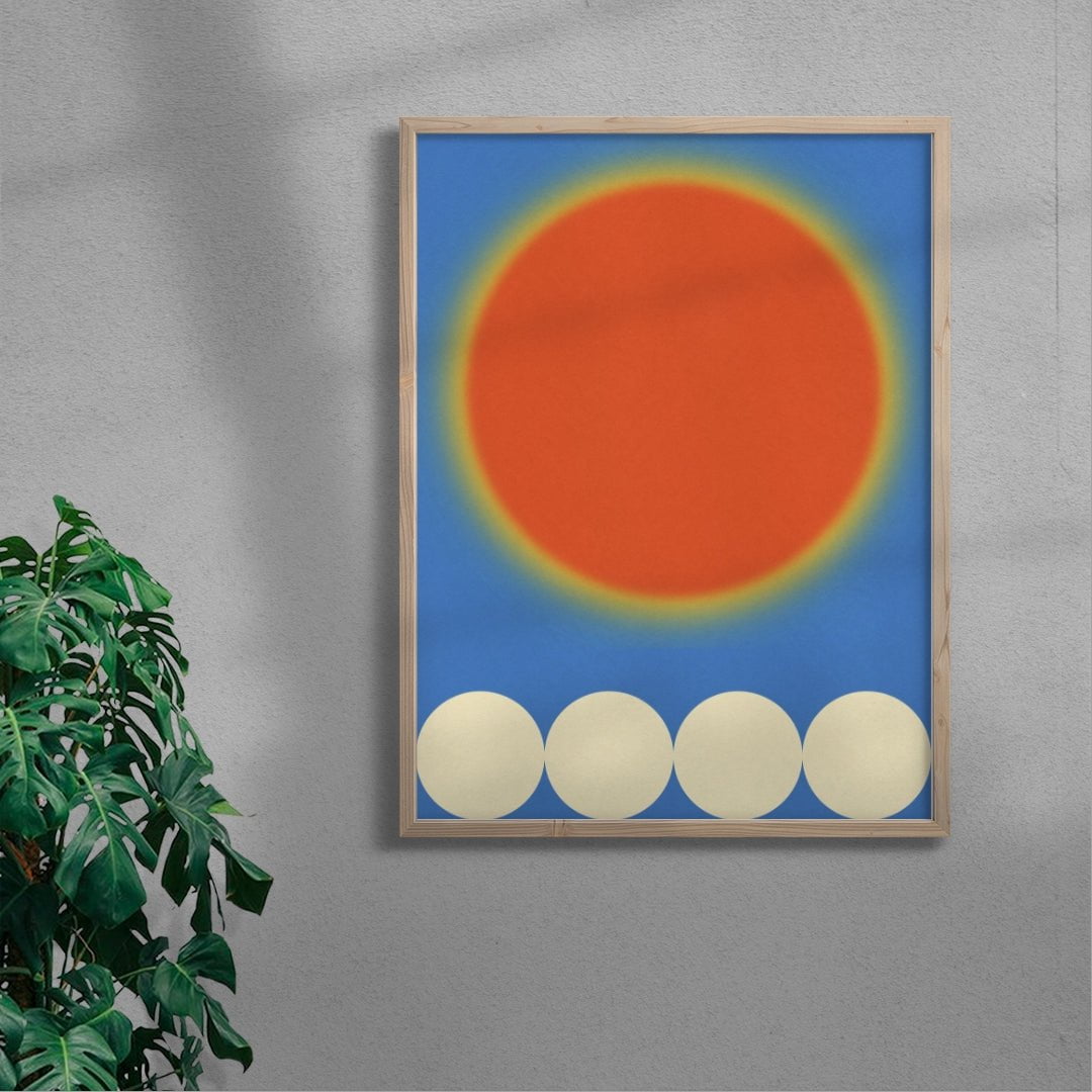 Summer Solstice contemporary wall art print by Dohee Kwon - sold by DROOL