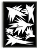 Bild in Galerie-Viewer laden, White birds contemporary wall art print by Konrad Grafik - sold by DROOL