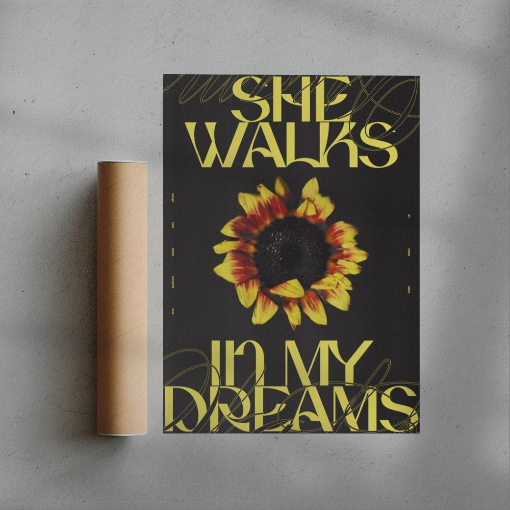 She Walks In My Dreams contemporary wall art print by RIM Atelier - sold by DROOL