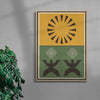 Autumn Equinox 2 contemporary wall art print by Imo Sinclair - sold by DROOL