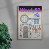 Zhao Dai pres. Woody92 contemporary wall art print by MENSLIES - sold by DROOL