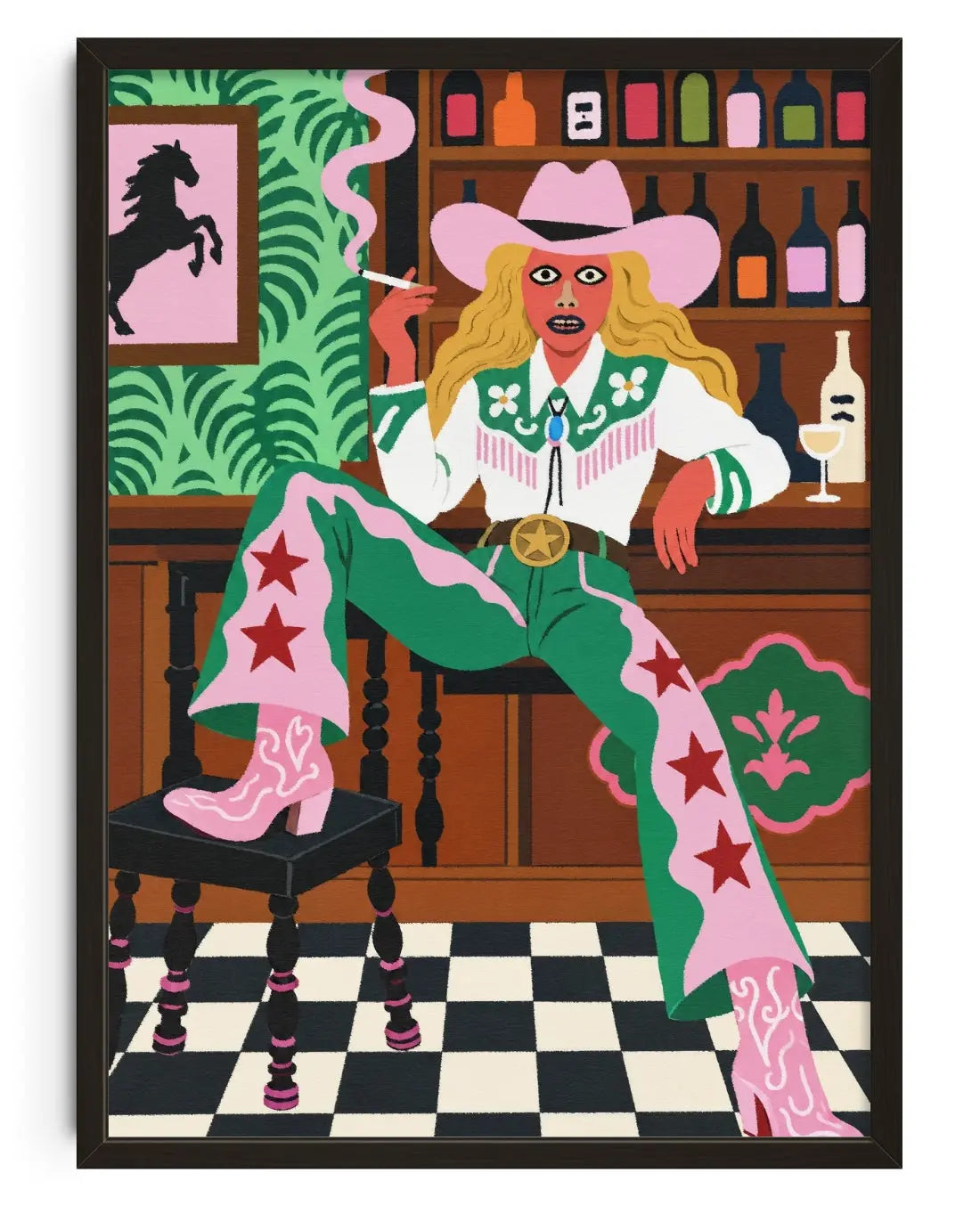 All Dressed Up And Dead Inside contemporary art print by Xela - sold by DROOL