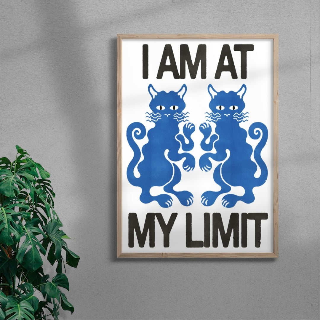 At my Limit contemporary wall art print by Alexander Khabbazi - sold by DROOL