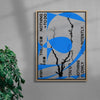 Nothing to do contemporary wall art print by cloud.cb - sold by DROOL