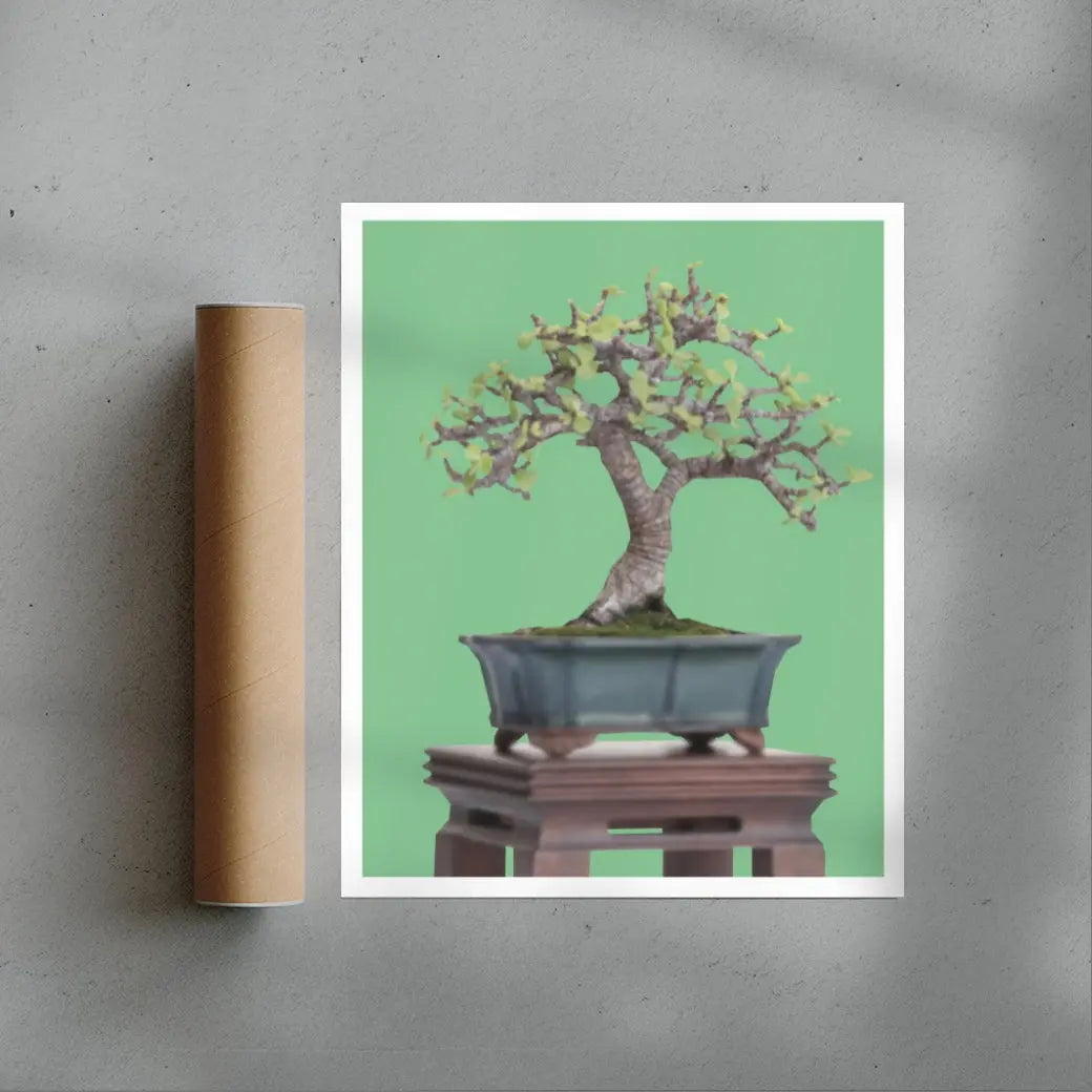 Hum contemporary wall art print by Jimmy Tran - sold by DROOL