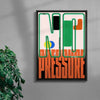 No Pressure contemporary wall art print by Sheyi Adebayo - sold by DROOL