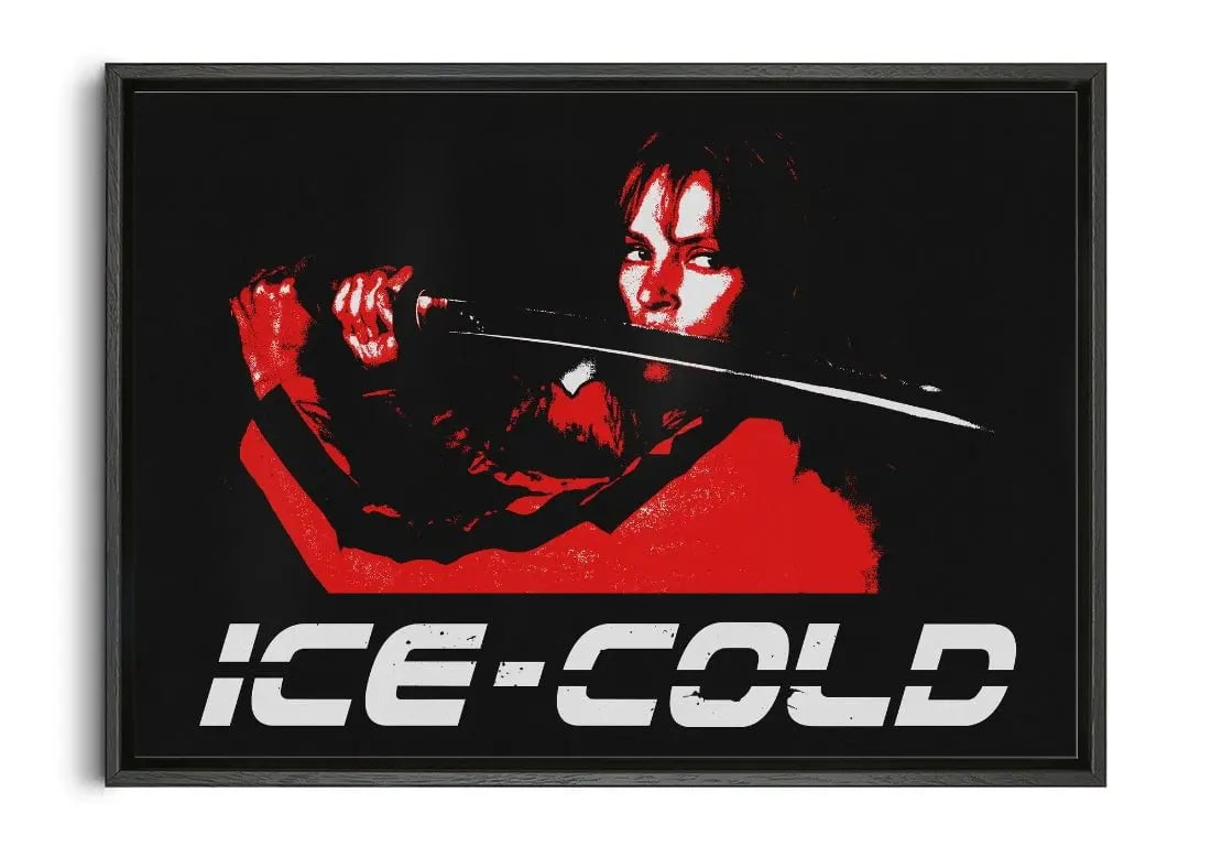 ICE-COLD contemporary wall art print by Utsav Verma - sold by DROOL