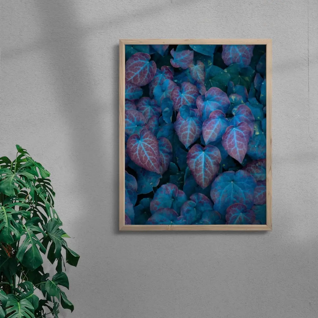 Barrenwort contemporary wall art print by Delaney Allen - sold by DROOL