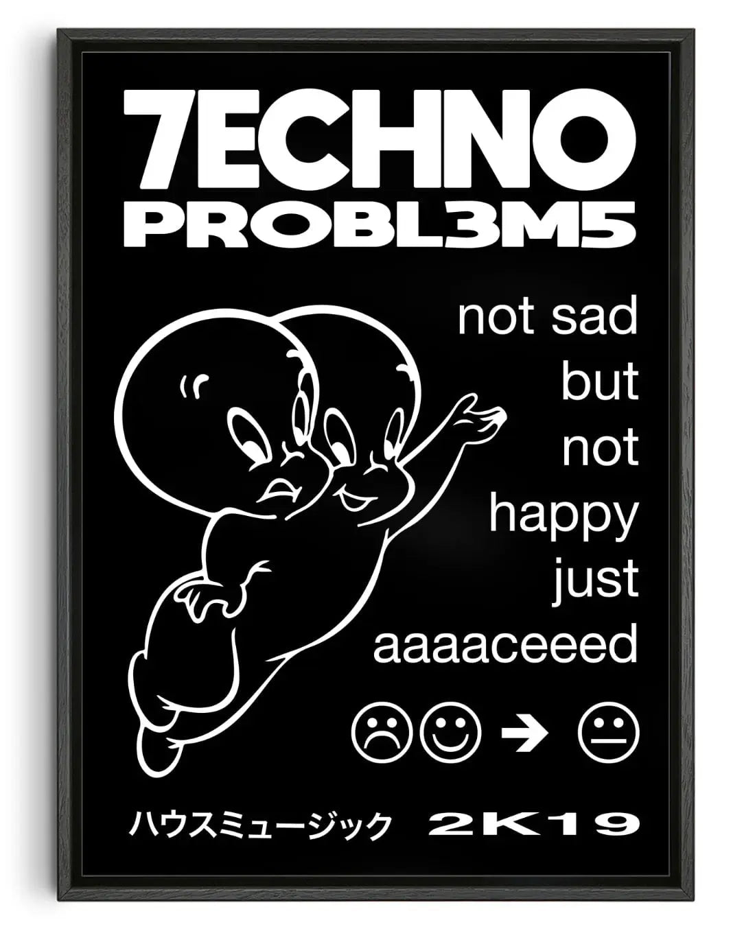 TECHNO PROBLEMS contemporary wall art print by Ignorance1 - sold by DROOL