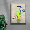 Changing Seasons II contemporary wall art print by Brindha Kumar - sold by DROOL