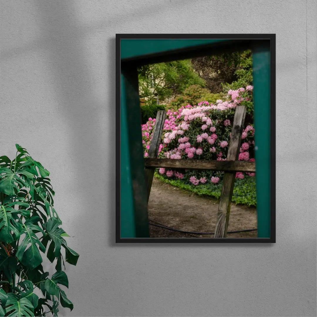 Pink Rhododendrons contemporary wall art print by Igor Zacharov - sold by DROOL