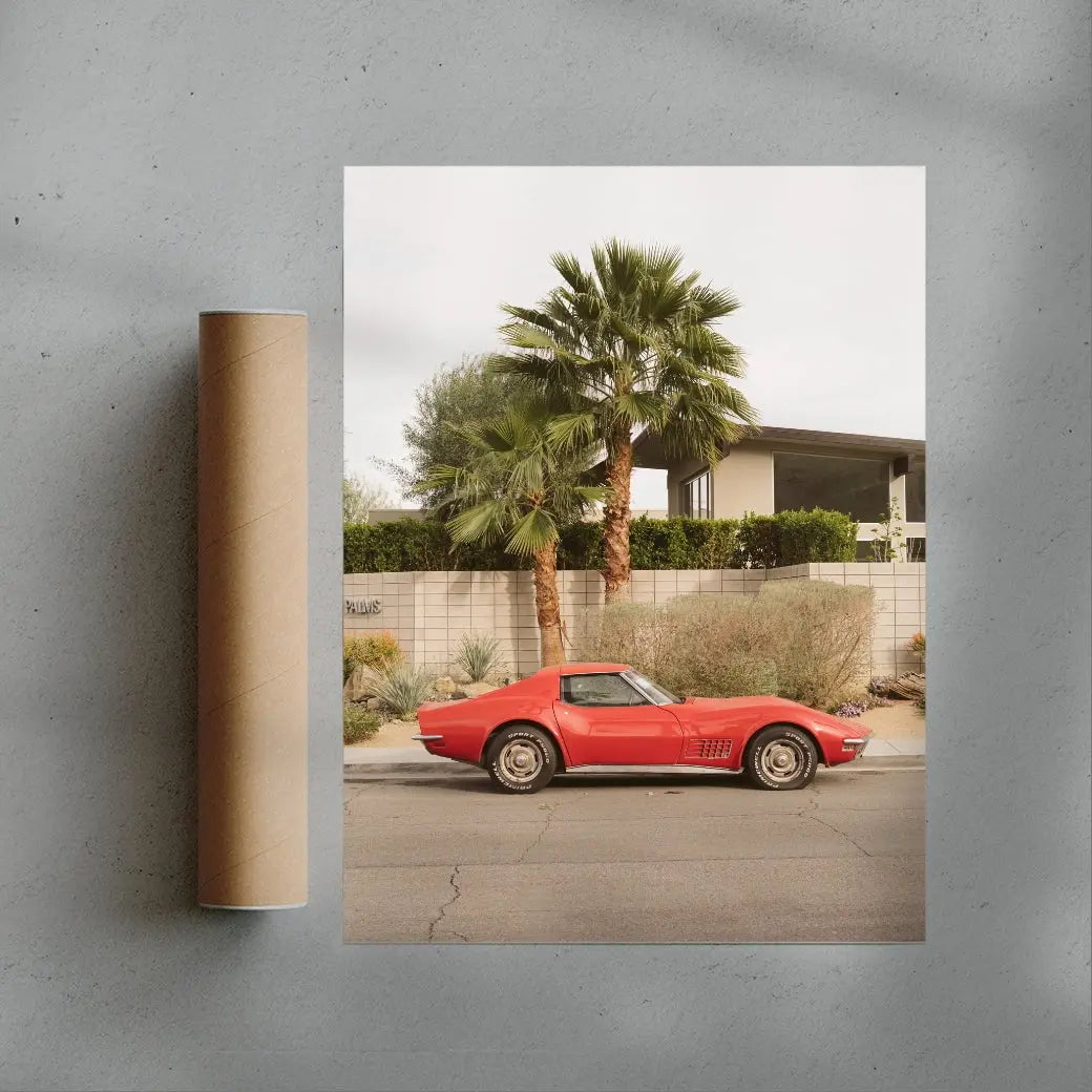 Corvette contemporary wall art print by Steven Clouse - sold by DROOL
