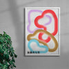 Abstract 02 contemporary wall art print by John Schulisch - sold by DROOL