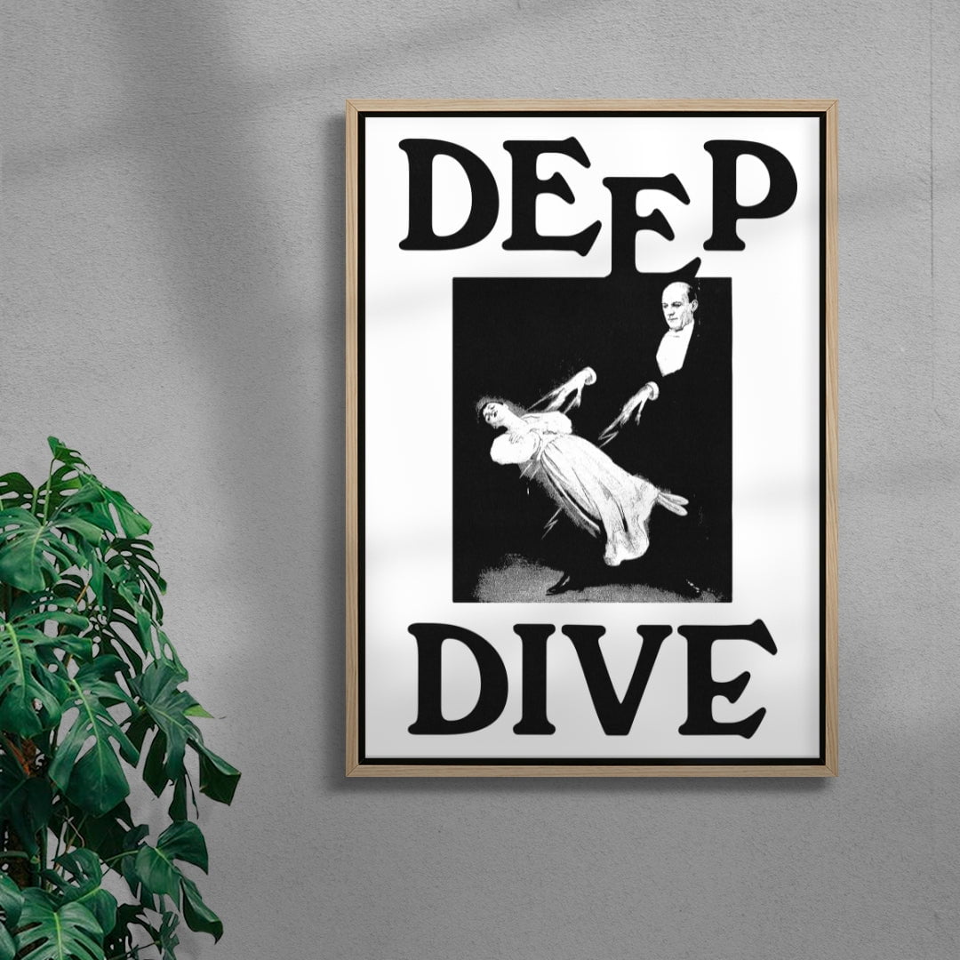 Deep Dive contemporary wall art print by Utsav Verma - sold by DROOL