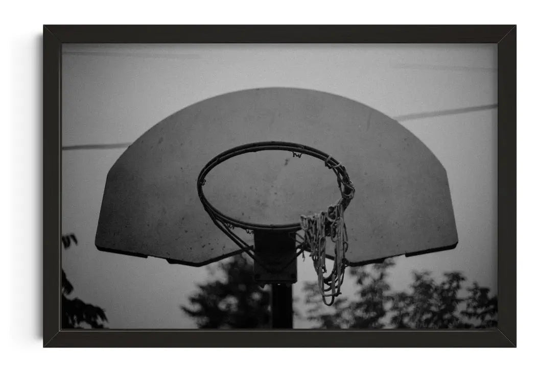Solitary Hoop contemporary wall art print by Jason Jahnke - sold by DROOL