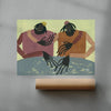 Together No.2 contemporary wall art print by Studio IMO - sold by DROOL