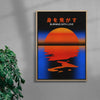 Burning With Love contemporary wall art print by Othman Zougam - sold by DROOL