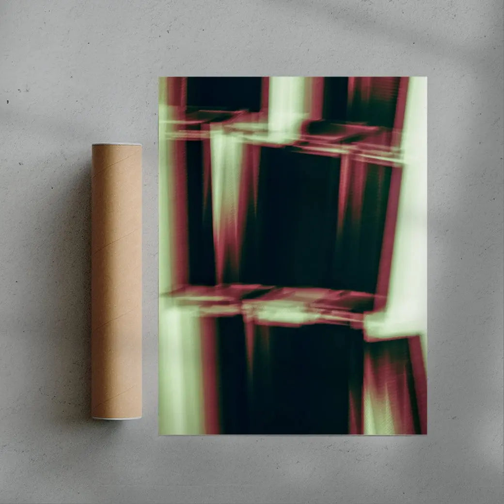 Seeing Squares contemporary wall art print by Omar Belattar - sold by DROOL
