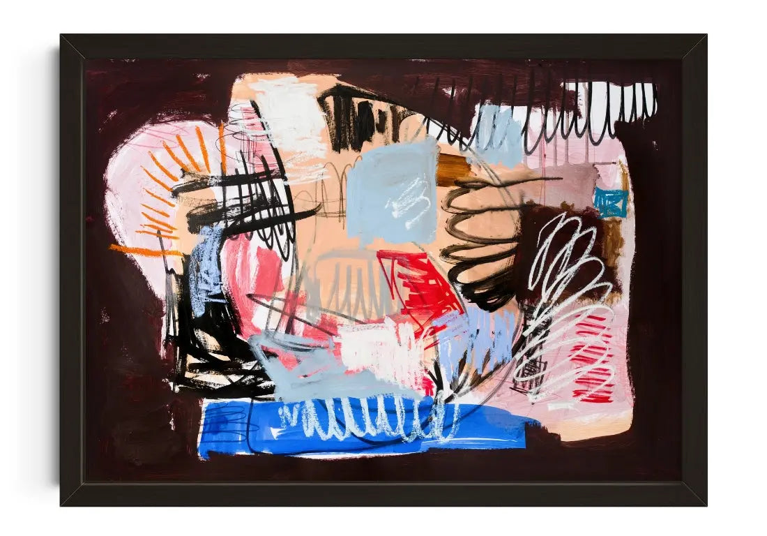 Abstract Thoughts contemporary art print by Caitlin Flood-Molyneux - sold by DROOL