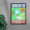 Shaken or Stirred contemporary wall art print by Ciara Wade - sold by DROOL