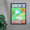 Shaken or Stirred contemporary wall art print by Ciara Wade - sold by DROOL