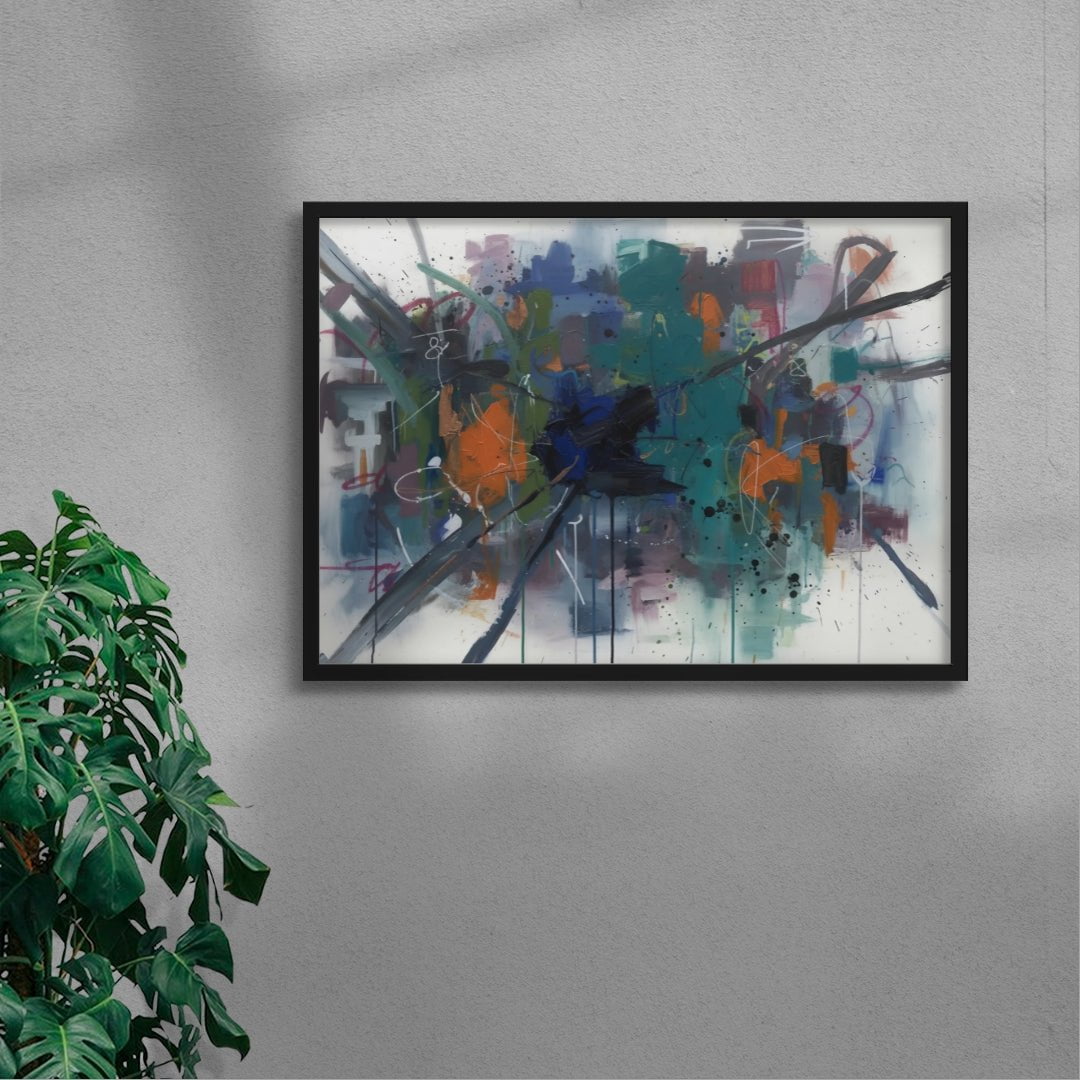 Disorder contemporary wall art print by Dom Russo - sold by DROOL