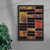 Blocks contemporary wall art print by Jorge Santos - sold by DROOL