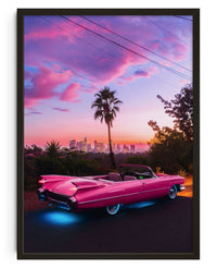 Thumbnail for Retro Pink contemporary wall art print by Deston Isas - sold by DROOL