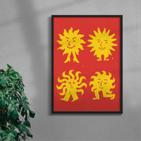 Thumbnail for SUN SOL 3 contemporary wall art print by Max Blackmore - sold by DROOL