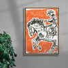 Spring contemporary wall art print by Caitlin Flood-Molyneux - sold by DROOL