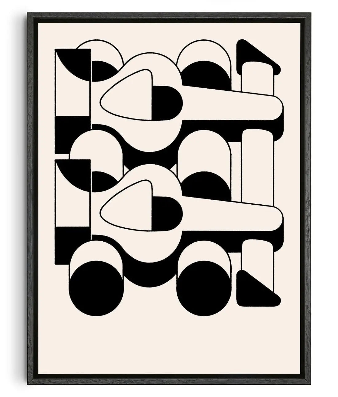 Teamwork contemporary wall art print by Matto Jennings - sold by DROOL