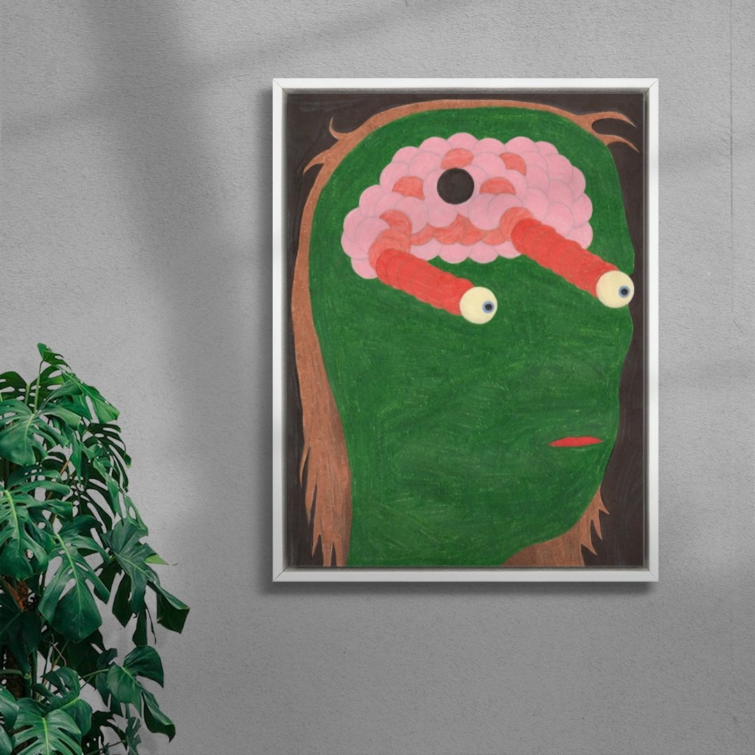 Derealization contemporary wall art print by June Gutman - sold by DROOL