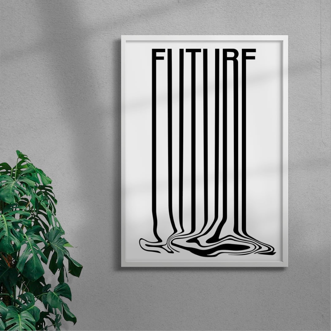 Future contemporary wall art print by Ignorance1 - sold by DROOL