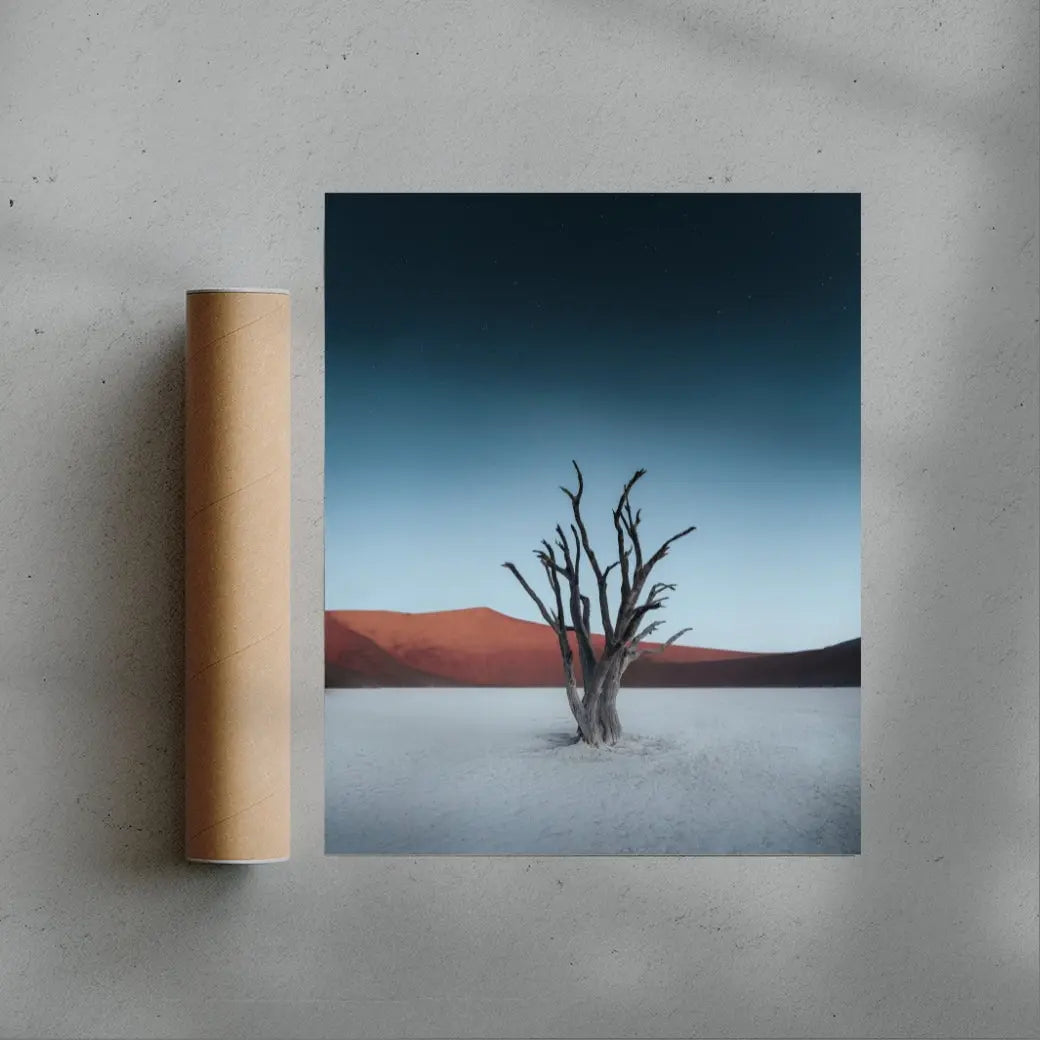Skeleton Tree contemporary wall art print by Luke Stackpoole - sold by DROOL