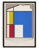 De Stijl Here contemporary wall art print by Edan Strachan - sold by DROOL