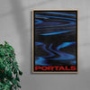 Portals contemporary wall art print by Henry M. - sold by DROOL