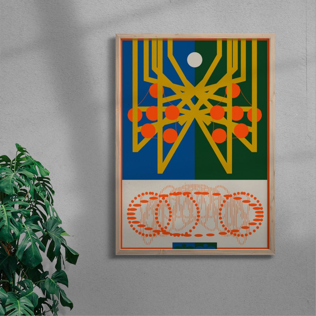 Behavior contemporary wall art print by Tristan Huschke - sold by DROOL