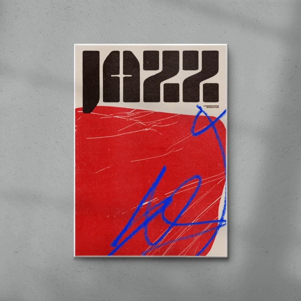 Jazz 2.0 contemporary wall art print by Henry M. - sold by DROOL