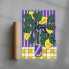 Limonade contemporary wall art print by Paolinoshka - sold by DROOL