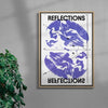 Reflections contemporary wall art print by John Schulisch - sold by DROOL