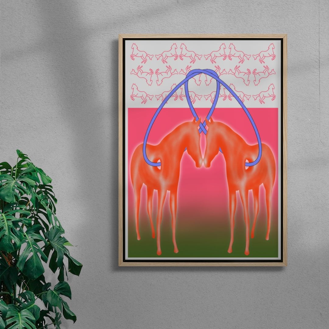 Nexus contemporary wall art print by Tristan Huschke - sold by DROOL