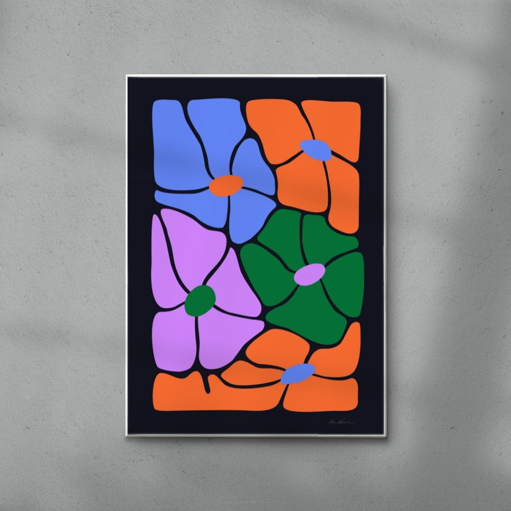 KTSE contemporary wall art print by Kim Van Vuuren - sold by DROOL