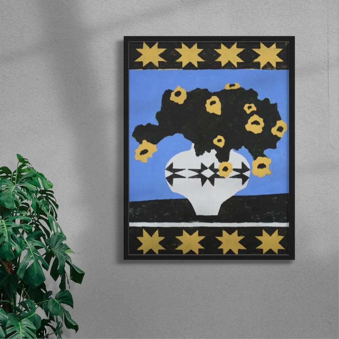 Avery Vase contemporary wall art print by Colby Edwards - sold by DROOL