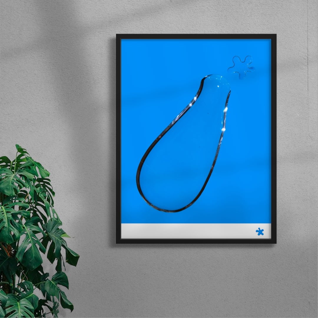 Agua (Water) contemporary wall art print by Miguel Vides - sold by DROOL