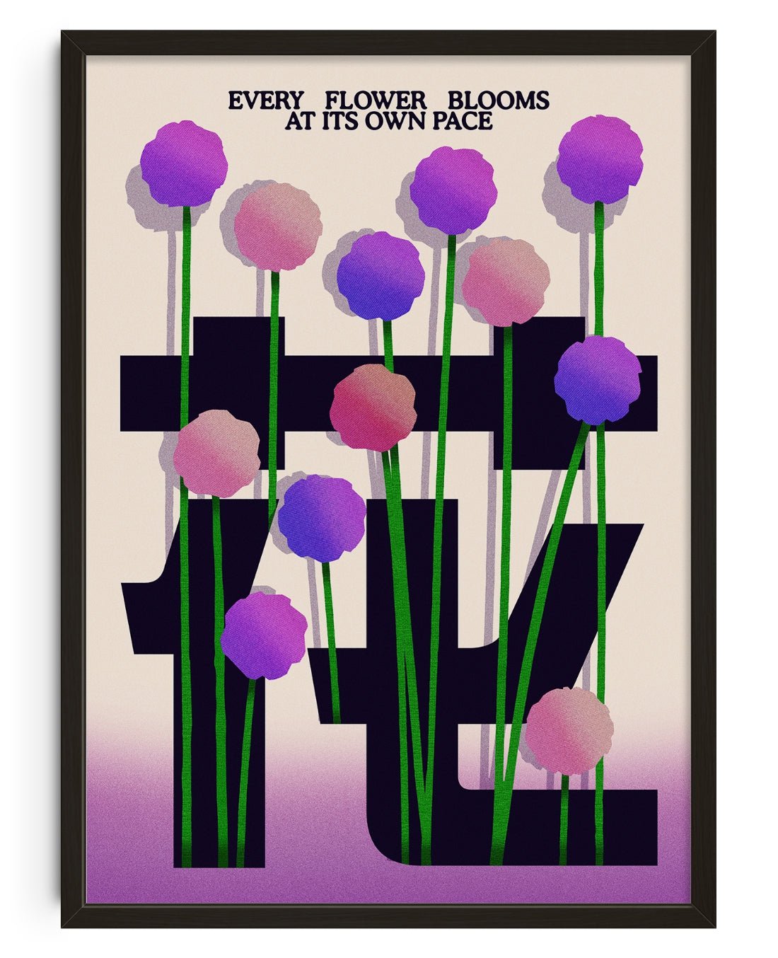 Bloom contemporary wall art print by Othman Zougam - sold by DROOL