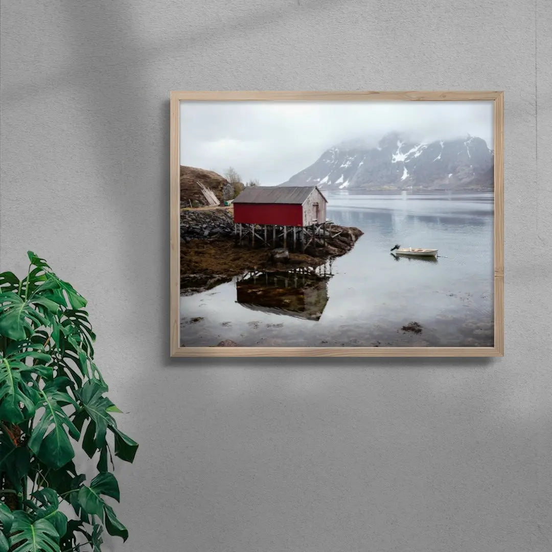 Boathouse contemporary wall art print by Igor Zacharov - sold by DROOL